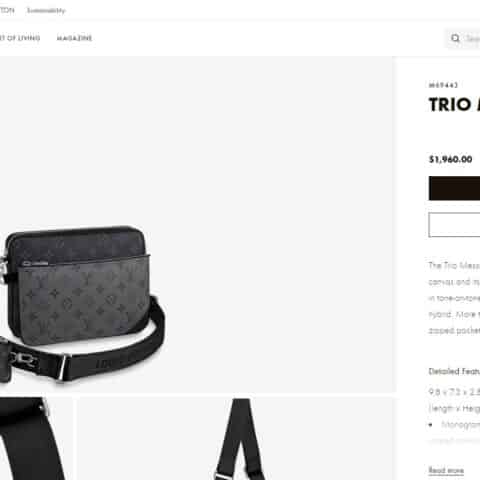 Louis Vuitton LV Trio 三合一男士邮差包 M69443