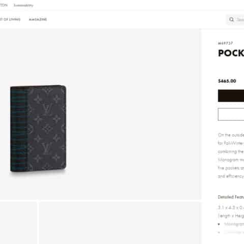 LV Pocket Organizer口袋钱夹 M69737