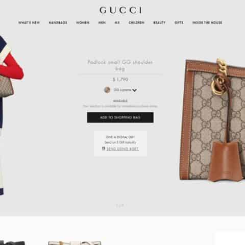 Gucci Padlock small GG shoulder bag 498156