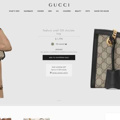 Gucci Padlock small GG shoulder bag 498156