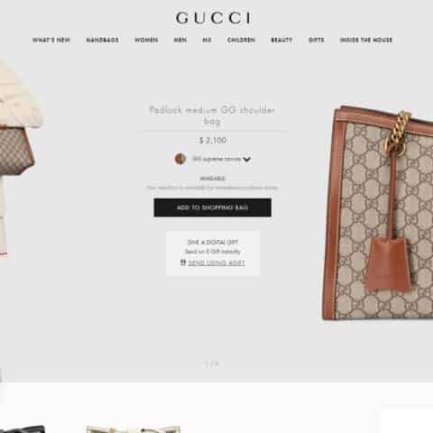 Gucci Padlock medium GG shoulder bag 479197