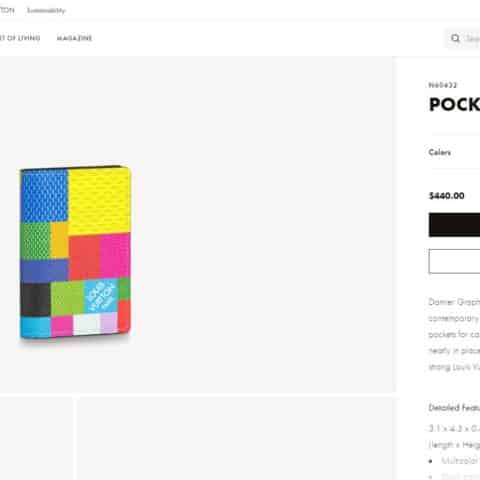 LV Pocket Organizer口袋钱夹N60432 N60430 N60431