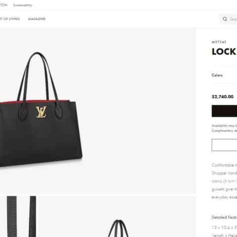Louis Vuitton LV Lockme Shopper购物袋M57345 M57346 M57508