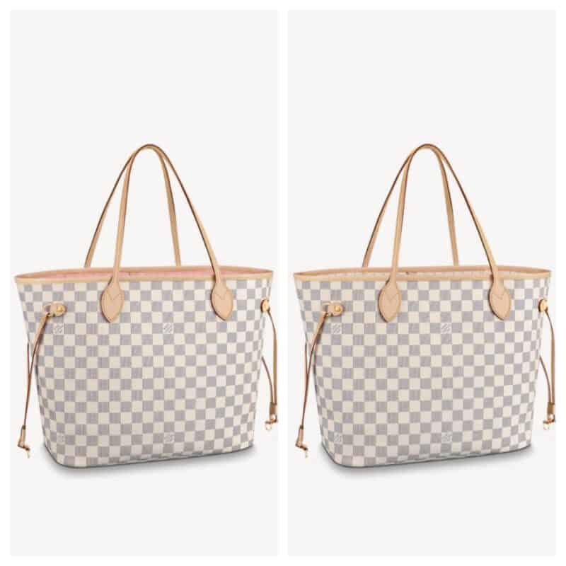LV Neverfull 白格中号购物袋 N41605 N41361