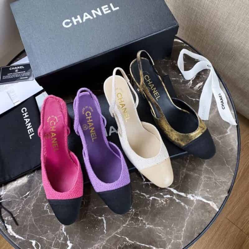 chanel香奈儿   2020ssC家～春季新款 顶级原单香奈儿跟鞋凉鞋