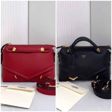 FENDI芬迪西班牙小牛皮BY THE WAY系列波士顿手袋1149