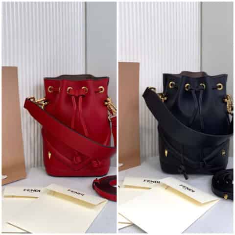 FENDI芬迪立体感小怪兽图案迷你桶包028