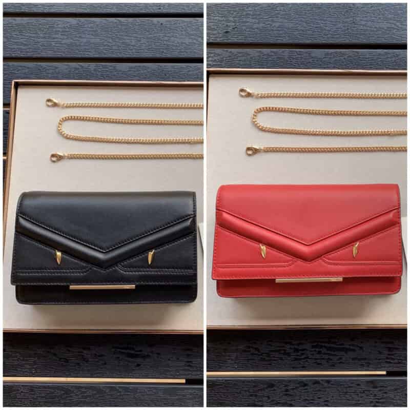 FENDI芬迪立体感小怪兽图案单肩斜挎包1346