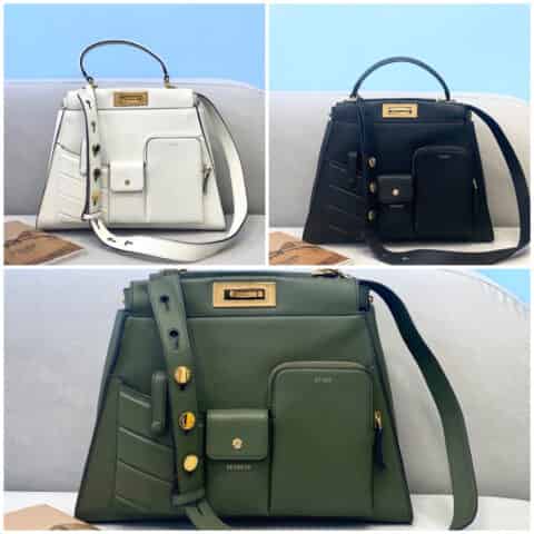 FENDI芬迪升级版牛皮多功能手袋2113M