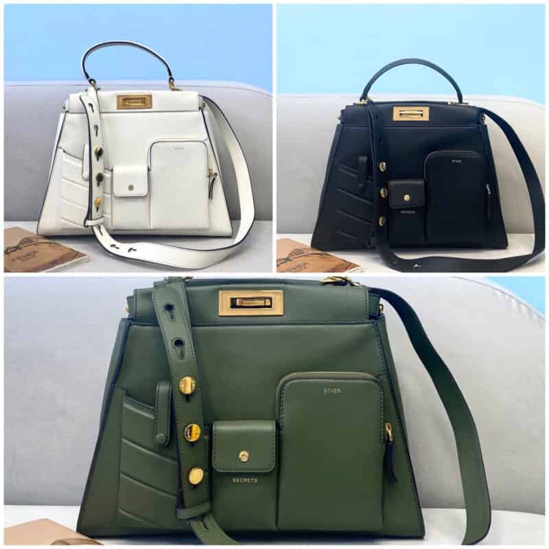 FENDI芬迪升级版牛皮多功能手袋2113M