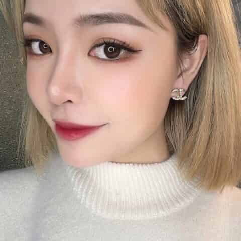 新款 CHANEL香奈儿双c耳钉耳环