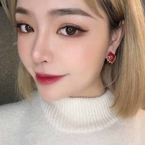 新款 CHANEL香奈儿双c耳钉耳环