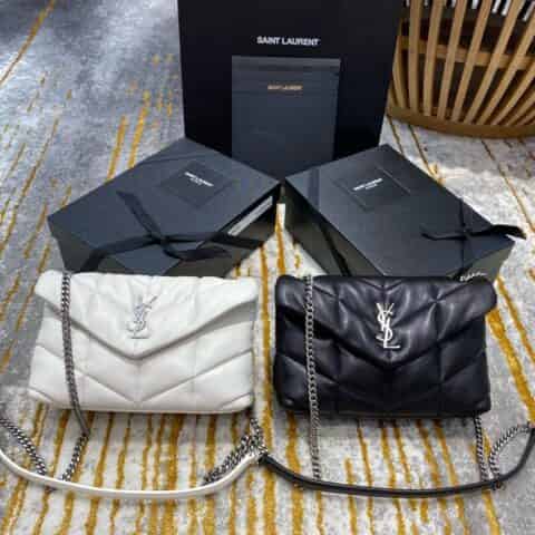 Saint laurent Ysl LouLou Puffer 迷你绗缝小羊皮包 620333