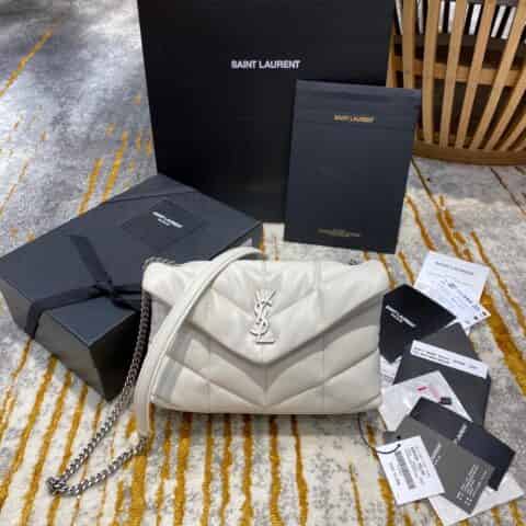 Saint laurent Ysl LouLou Puffer 迷你绗缝小羊皮包 620333