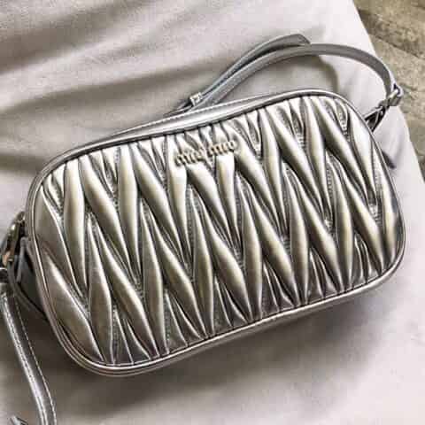 MIUMIU缪缪Matelasse顶级进口小羊皮斜挎包5BH539