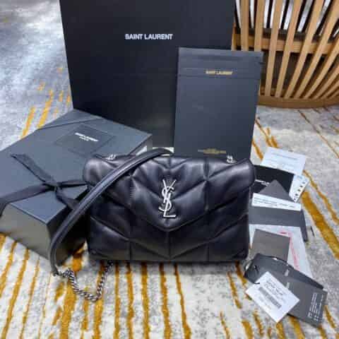 Saint laurent Ysl LouLou Puffer 迷你绗缝小羊皮包 620333