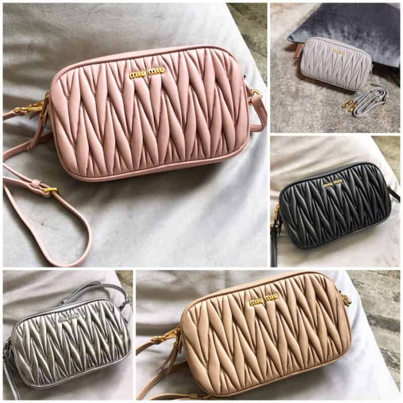 MIUMIU缪缪Matelasse顶级进口小羊皮斜挎包5BH539