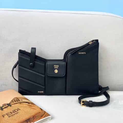FENDI芬迪三口袋迷你小斜挎包595