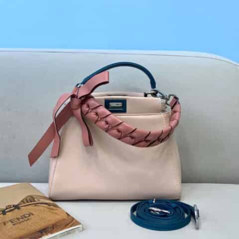 FENDI芬迪南非绵羊皮PEEKABOO手袋1592