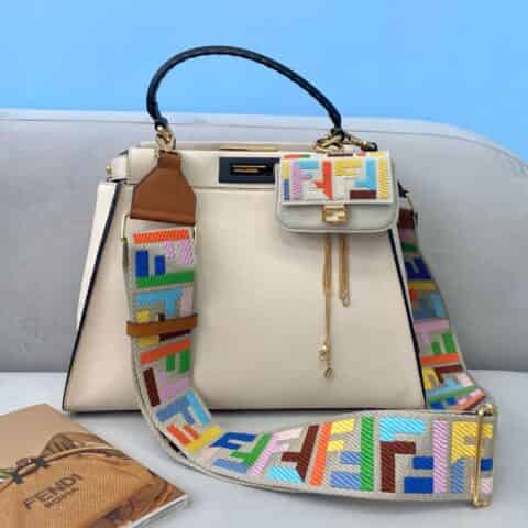 FENDI芬迪牛皮PEEKABOO手袋2125AM 2125AS