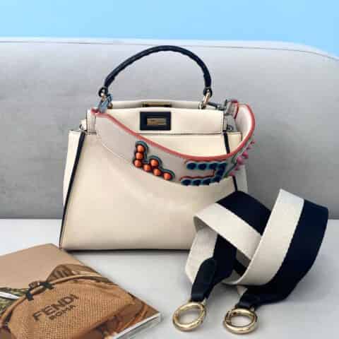 FENDI芬迪牛皮PEEKABOO手袋2125AM 2125AS