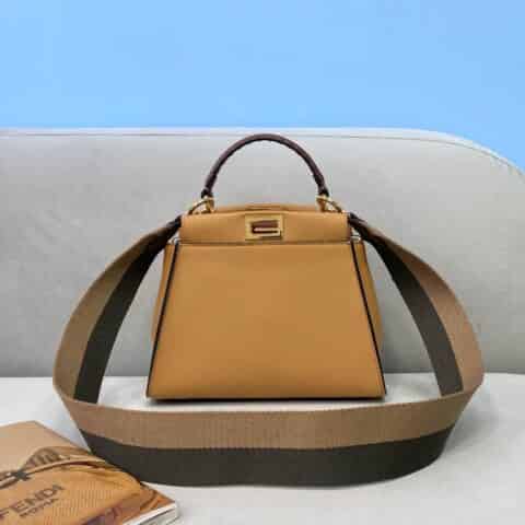 FENDI芬迪牛皮PEEKABOO手袋2125AM 2125AS