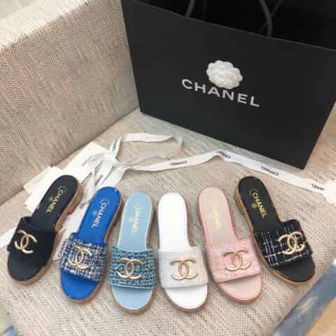 CHANEL香奈儿   高端品质 小香 春夏最新爆款山木底拖鞋