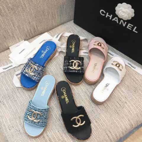 CHANEL香奈儿   高端品质 小香 春夏最新爆款山木底拖鞋