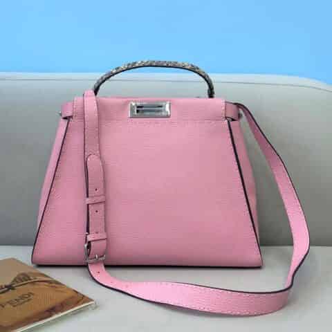 FENDI芬迪罗马牛皮PEEKABOO手袋5290M