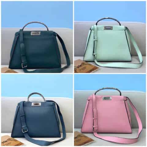 FENDI芬迪罗马牛皮PEEKABOO手袋5290M