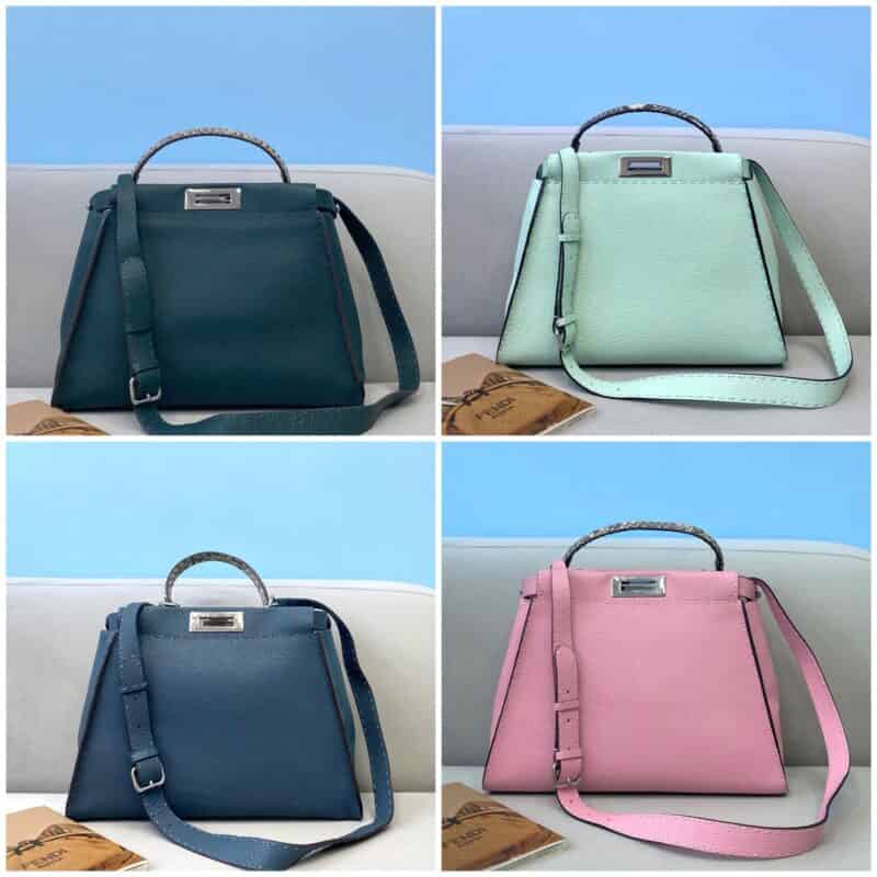 FENDI芬迪罗马牛皮PEEKABOO手袋5290M