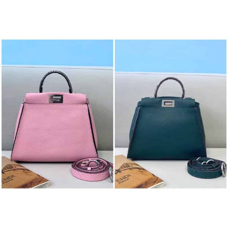 FENDI芬迪罗马牛皮PEEKABOO手袋5290S