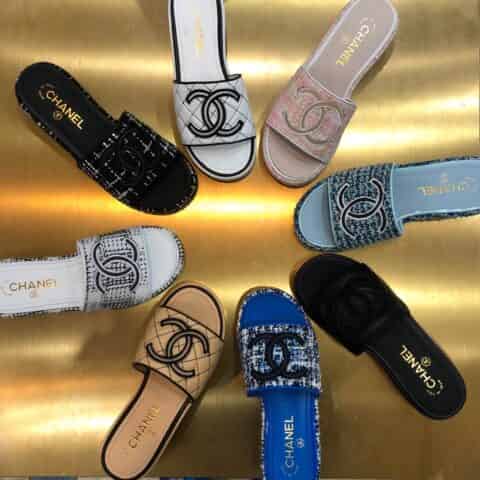 chanel香奈儿    小香高端品质春夏最新爆款山木底拖鞋