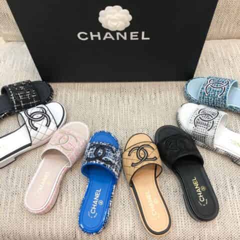 chanel香奈儿    小香高端品质春夏最新爆款山木底拖鞋