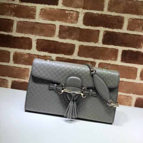 GUCCI古驰女士双G压印单肩链条包449635