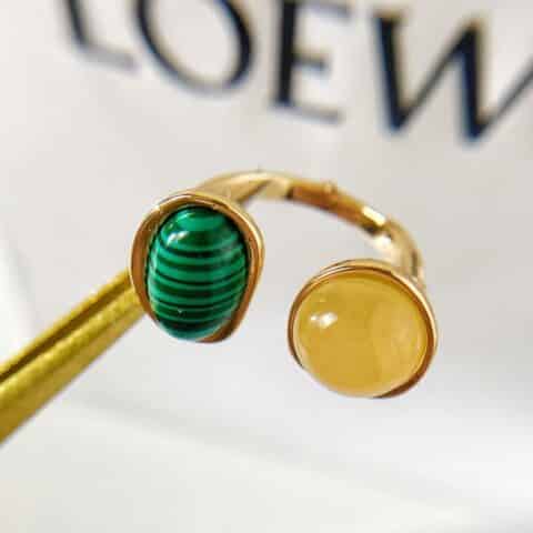 新款LOEWE罗意威金色大叔戒指