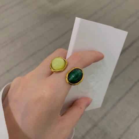 新款LOEWE罗意威金色大叔戒指