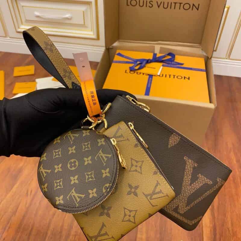 Louis Vuitton LV Trio三件套三合一手拿包 M68756