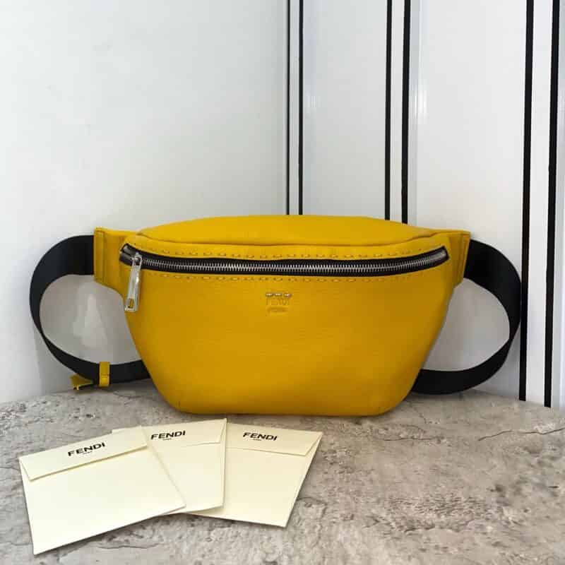 FENDI芬迪logo皮多功能腰包/胸包2358