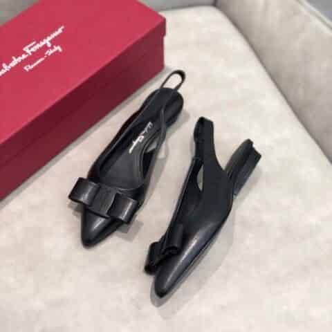 SF salvatore Ferragamo  菲拉格慕2021新款viva系列后空露跟粗跟凉鞋