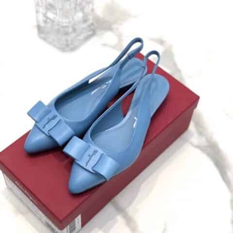 SF salvatore Ferragamo  菲拉格慕2021新款viva系列后空露跟粗跟凉鞋