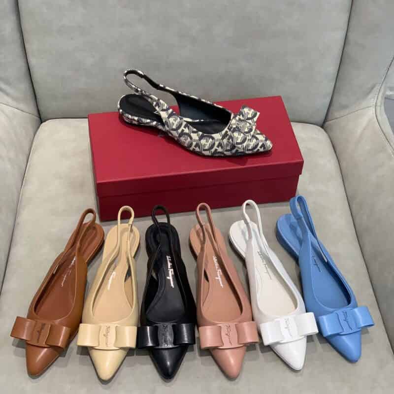 SF salvatore Ferragamo  菲拉格慕2021新款viva系列后空露跟粗跟凉鞋