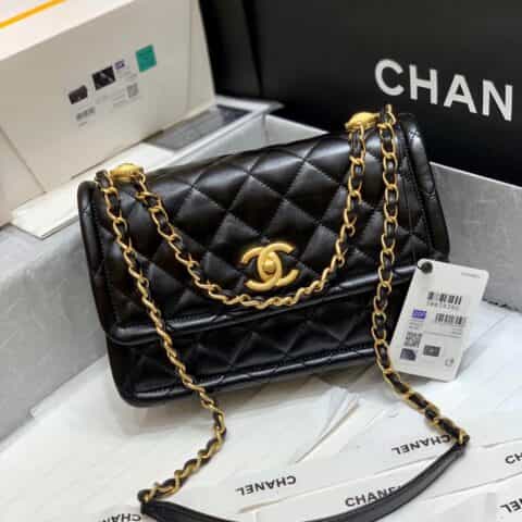 Chanel香奈儿 Button on top 2020新款纽扣包 AS2056