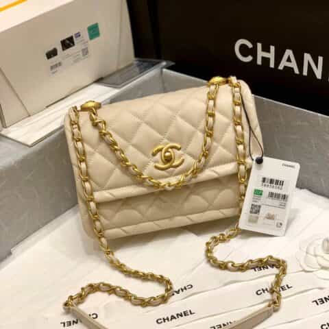 Chanel香奈儿 Button on top 2020新款纽扣包 AS2055