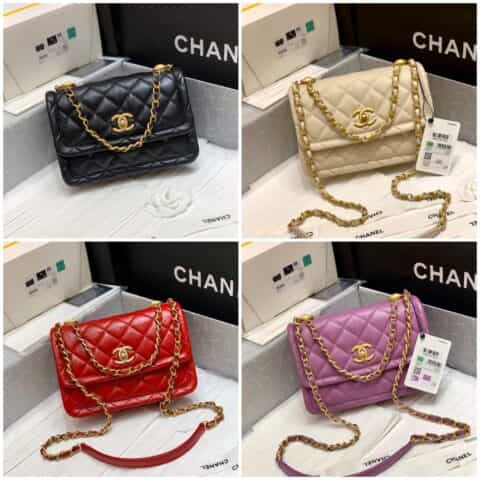 Chanel香奈儿 Button on top 2020新款纽扣包 AS2055