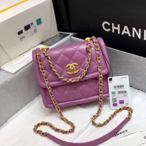 Chanel香奈儿 Button on top 2020新款纽扣包 AS2054