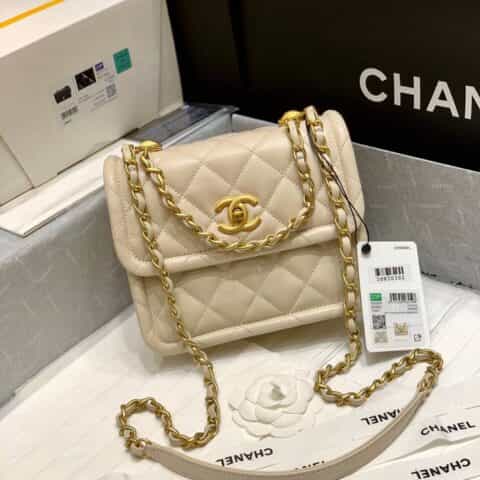 Chanel香奈儿 Button on top 2020新款纽扣包 AS2054