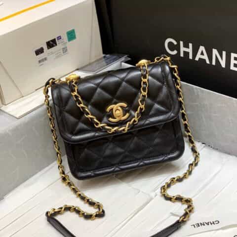 Chanel香奈儿 Button on top 2020新款纽扣包 AS2054