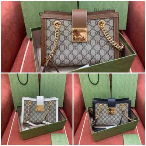 Gucci Padlock small GG shoulder bag 498156