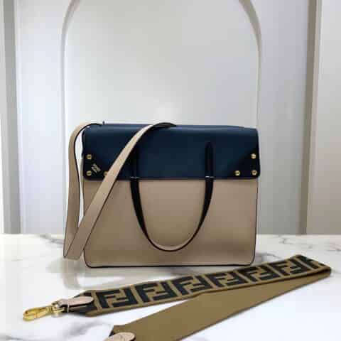 FENDI芬迪牛皮双肩带多功能手提单肩斜挎包303L